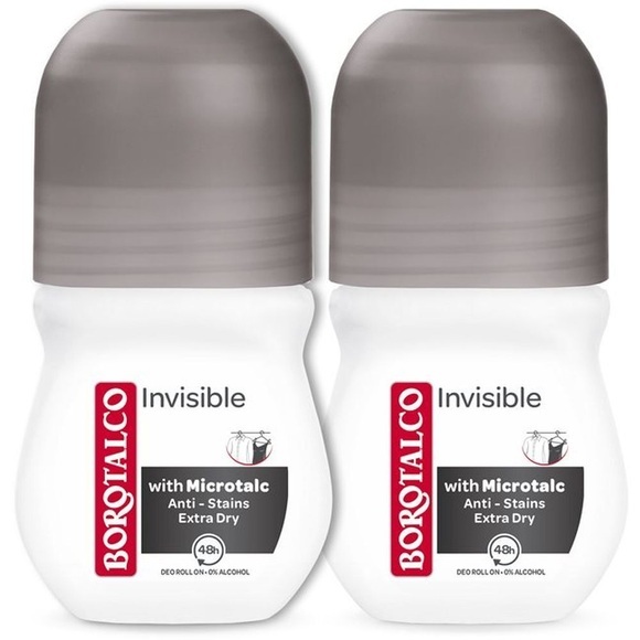 Borotalco Deo Roll-On Invisible Duo 2X50Ml