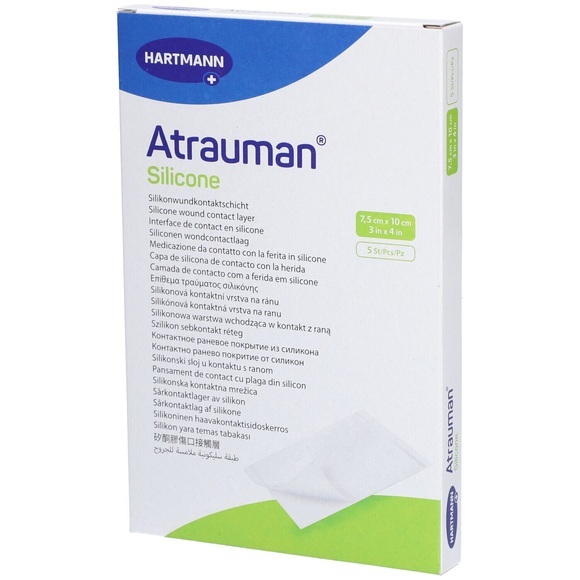 Atrauman Silicone 7.5x10cm steril (5 Stück)