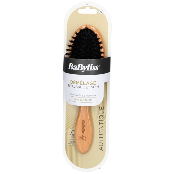 BABYLISS Pneumatische Holzb&uuml;rste 100% Wildschwein