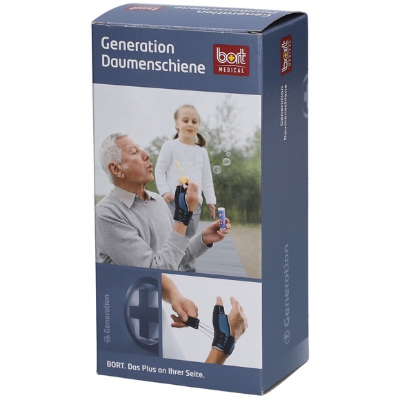 bort Generation Daumenschiene L links blau (1 Stück)