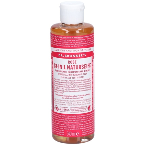 Dr. Bronner's Flüssigseife Dr. Bronner's Flüssigseife Rose Flüssigseife 240.0 milliliter