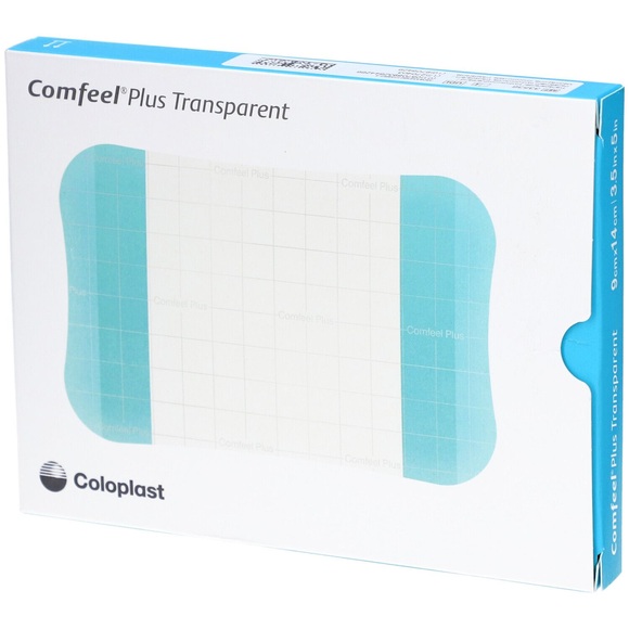 Comfeel Plus Transparent Hydrokolloid Verband 9x14cm (10 Stück)