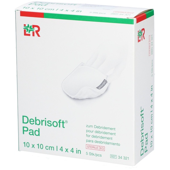 Debrisoft Kompressen 10x10cm steril (5 Stück)