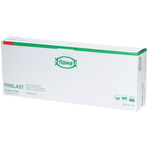 flawa Fixelast Fixierbinde 4cmx4m in Cellux (20 Stück)