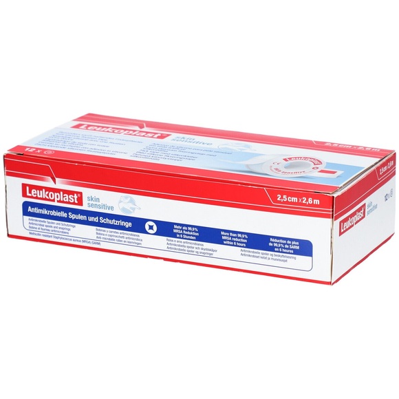Leukoplast skin sensitive 2.5cmx2.6m (12 Stück)