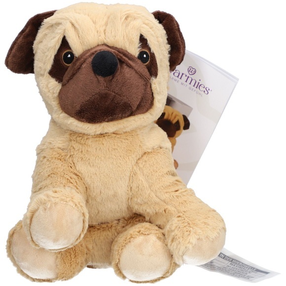 Warmies Wärme-Stofftier Mops beige Lavendel-Füllung (1 Stück)