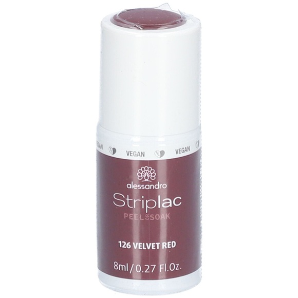 Alessandro Nr.126 - Velvet Red Striplac Nagellack 8ml