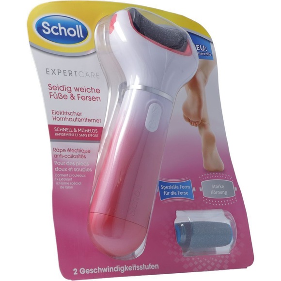 Scholl ExpertCare elektrischer Hornhautentferner pink (1 Stück)