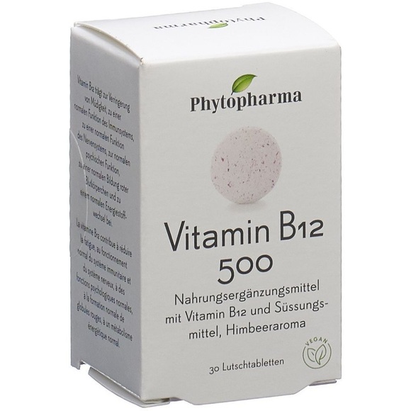 Phytopharma Vitamin B12 Lutschtabletten 500 mcg 30 Stück