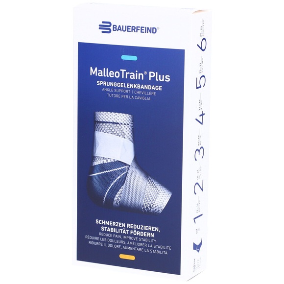 MalleoTrain Plus Aktivbandage Grösse 3 links titan (1 Stück)