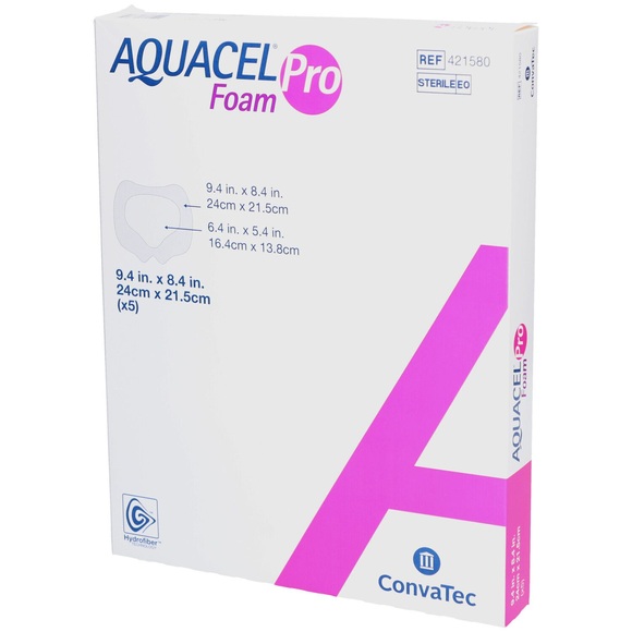 AQUACEL Foam Pro 24x21.5cm Sakral (5 Stück)