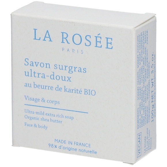 La Rosée - Ultramilde, fettige Seife mit Bio-Sheabutter, 100 g