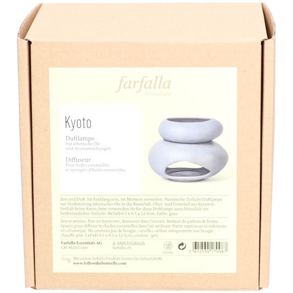 Farfalla Tools - Duftlampe Kyoto Grau