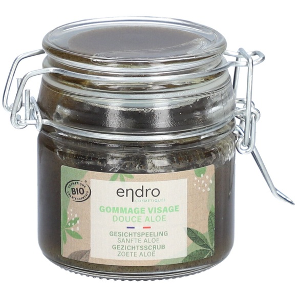 Endro Cosmétiques Gesichtspeeling sanft Aloe Vera Glas 100 ml