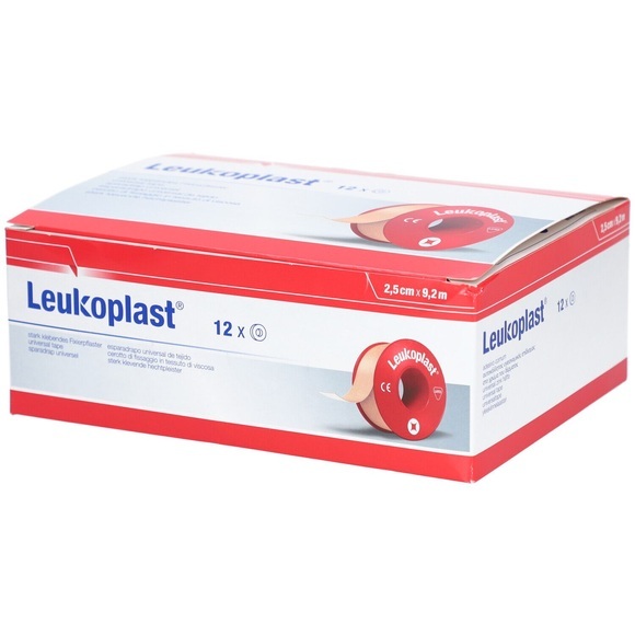 Leukoplast Heftpflaster 9.2mx2.5cm hf (12 Stück)