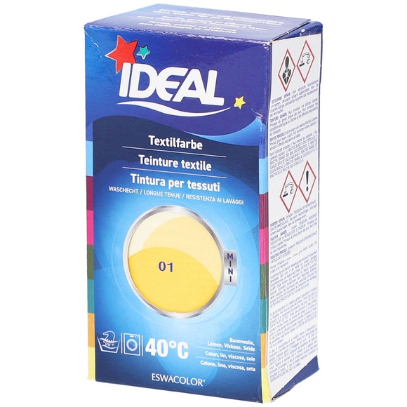 IDEAL Baumwolle Color No01 gelb (1 Stück)