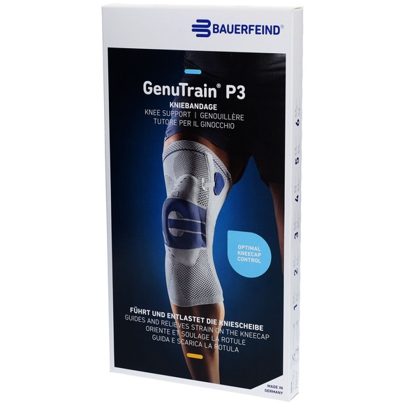 GenuTrain P3 Aktivbandage Grösse 5 rechts titan (1 Stück)