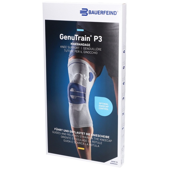 GenuTrain P3 Aktivbandage Grösse 3 rechts titan (1 Stück)
