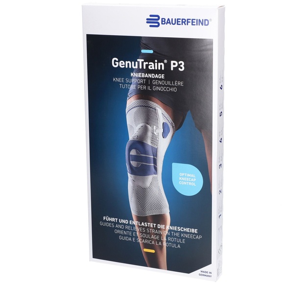 GenuTrain P3 Aktivbandage Grösse 4 rechts titan (1 Stück)