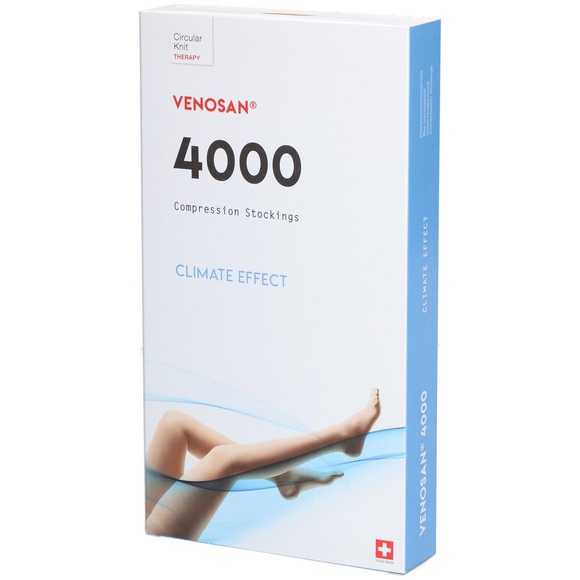 Venosan A-D KKL2 M lang offen black (1 Paar)