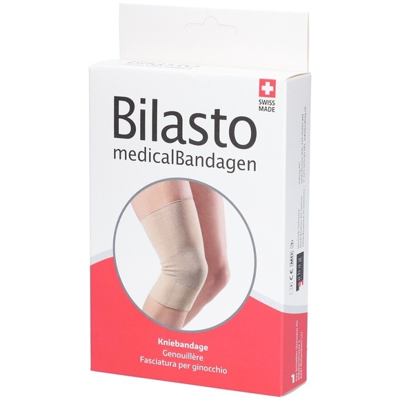 Bilasto Kniebandage L beige (1 Stück)