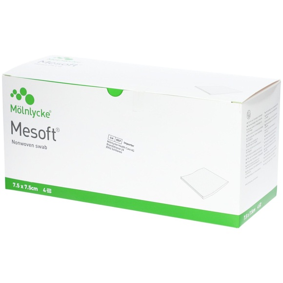 MOLNLYCKE HEALTHCARE Mesoft® Vliesstoffkompressen steril 7,5 x 7,5 cm