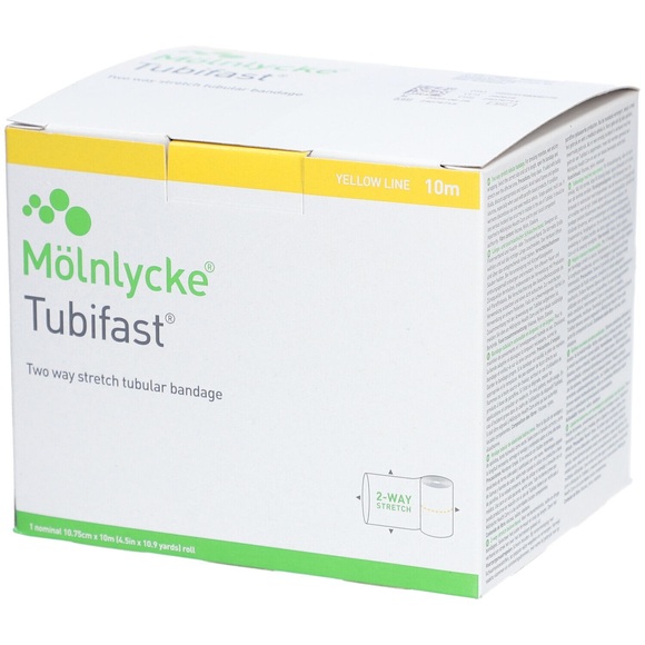 MOLNLYCKE HEALTHCARE Tubifast® 2-Way Stretch® 10,75 cm x 10 m gelb