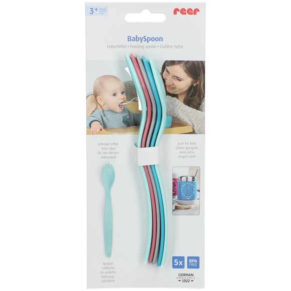 reer Fütterlöffel Babyspoon 5er-Set