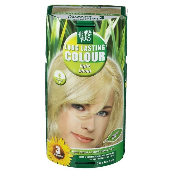 Henna Plus Long Last Colour 8 hellblond (1 Stück)