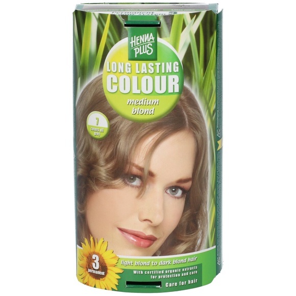 Henna Plus Long Last Colour 7 mittelblond (1 Stück)
