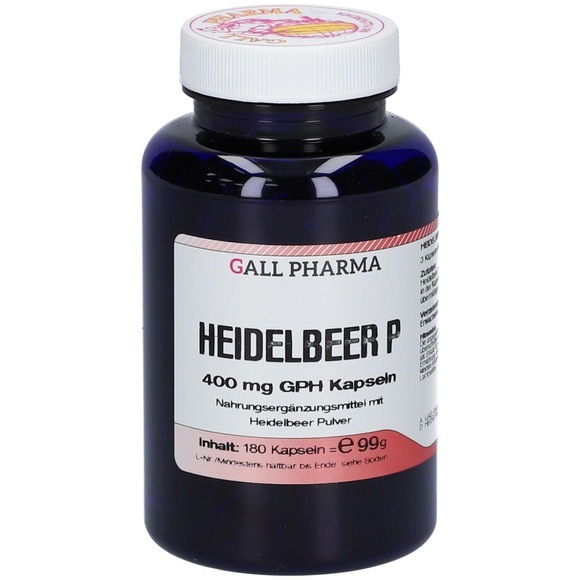 Hecht-Pharma GmbH Gall Pharma Heidelbeer PE GPH Kapseln