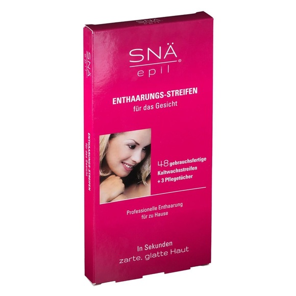 Snä-Epil Doppel-Enthaarungsstreifen Gesicht 48 Stk.