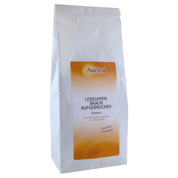 Aurica Leinsamen braun aufgebrochen