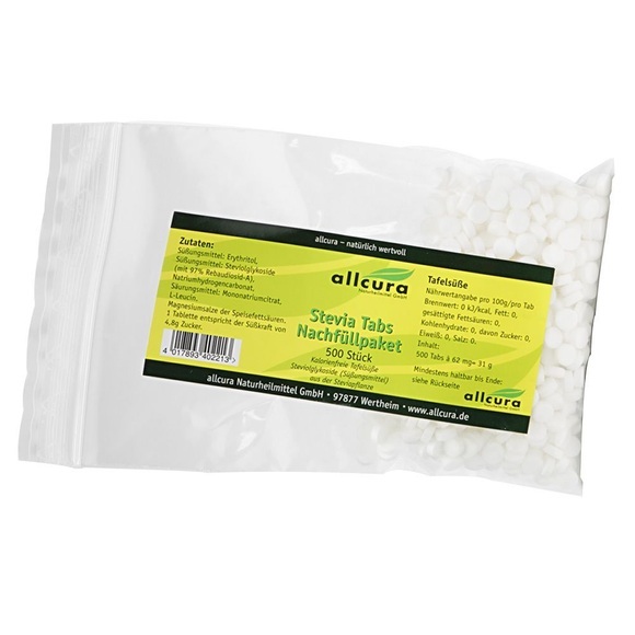 allcura Stevia Tabs Nachfüllpaket