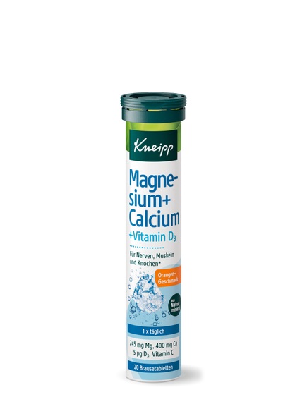 Kneipp GmbH Kneipp® Magnesium + Calcium + D3 Brausetabletten