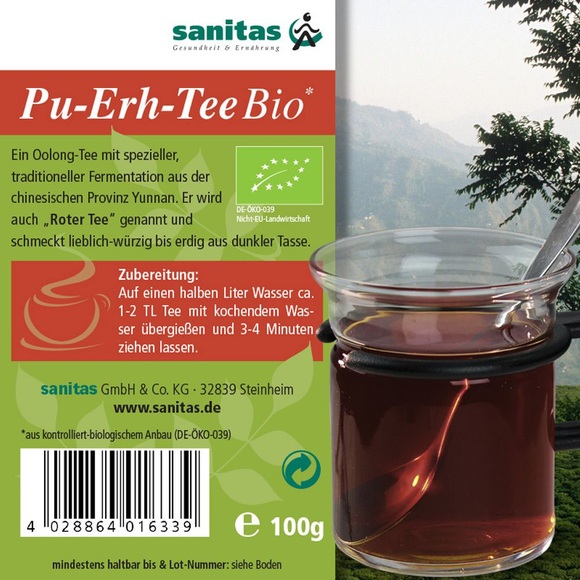 SANITAS GmbH & Co. KG Pu-Erh-Tee Bio
