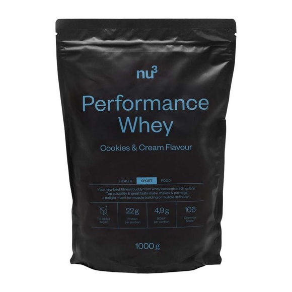nu3 GmbH nu3 Performance Whey Cookies-Cream - Proteinpulver