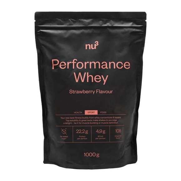 nu3 GmbH nu3 Performance Whey Erdbeere - Proteinpulver
