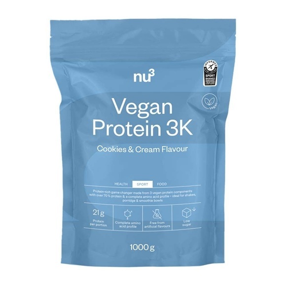 nu3 GmbH nu3 Vegan Protein 3K Shake, Cookies-Cream