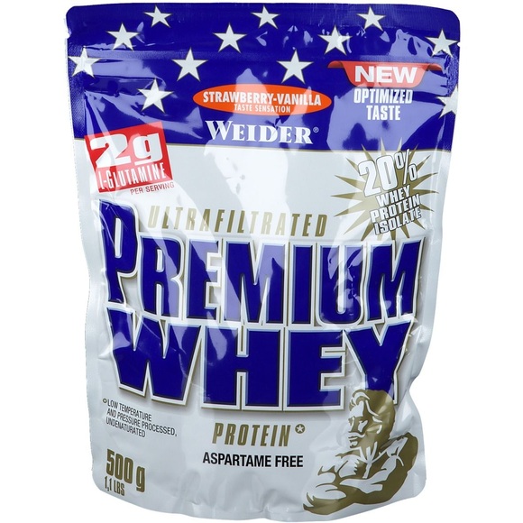 Weider Premium Whey, Erdbeere-Vanille, Pulver
