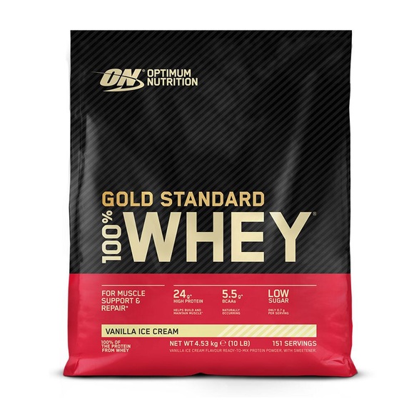 Optimum Nutrition - 100% Whey Gold Standard Vanilla Ice 10lb - 4500 g