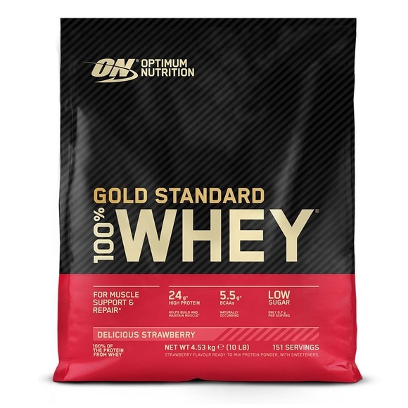 100% Whey Gold Standard - 4530g - Strawberry