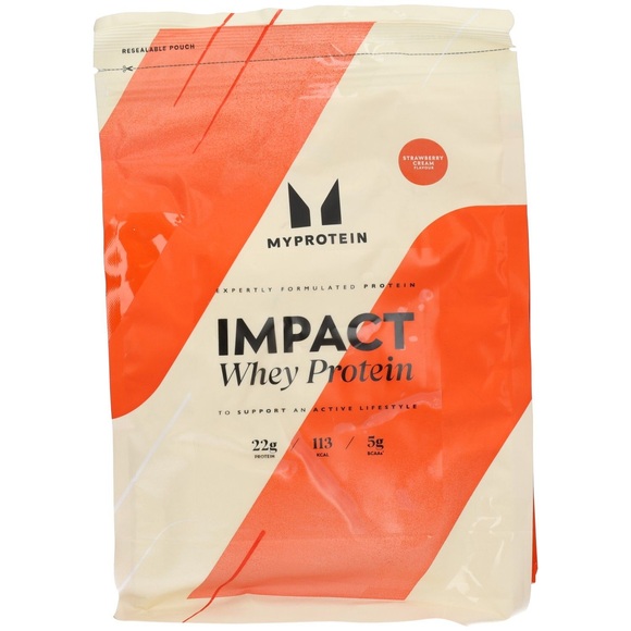 MyProtein Impact Whey Protein, Erdbeere-Sahne, Pulver