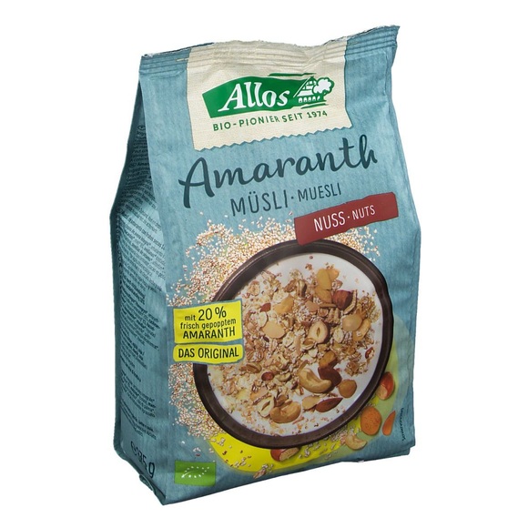 Allos Bio Amaranth Müsli, Nuss