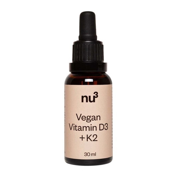 nu3 Premium Vegan Vitamin D3 + K2, Tropfen