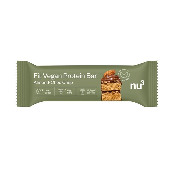 nu3 Fit Vegan Bar, Almond Choc Crisp