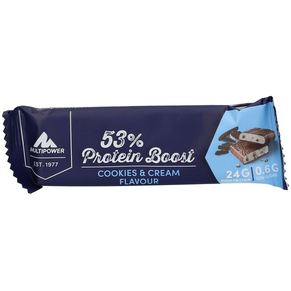 Multipower 53% Protein Bar Cookies & Cream (24x50g)