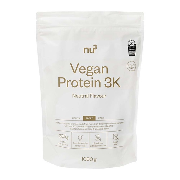 nu3 Vegan Protein 3K Shake, Neutral