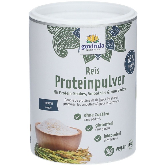GOVINDA Reisprotein Pulver bio 400 g
