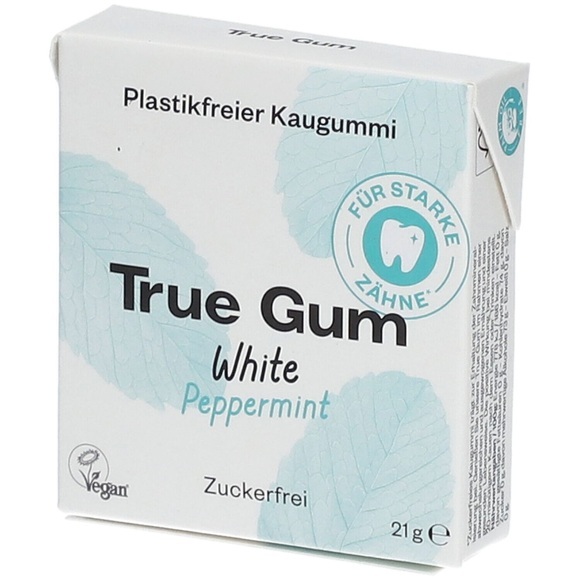 True Gum Kaugummi White Pfefferminze 21 g